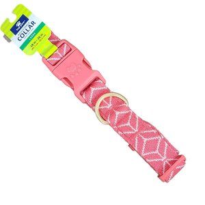 Top Paw Adjustable Large Pet Dog Collar LG Neck 18-26" Geometrical Woven Nylon